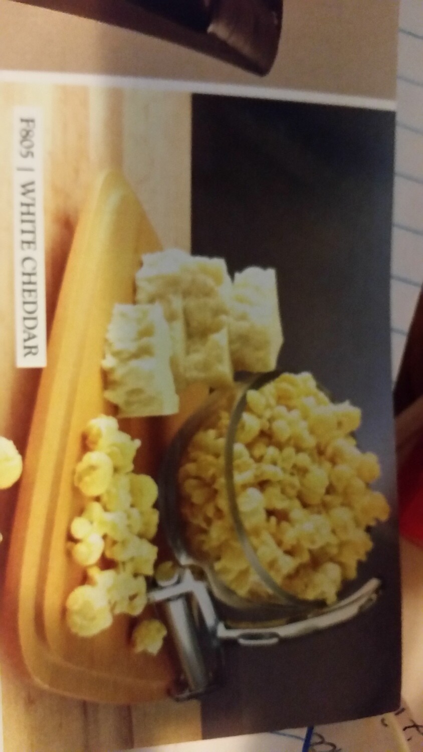 F805 white Cheddar 1 gal bg