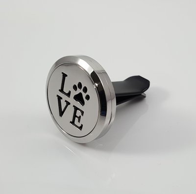 Love Paw Locket Automotive Vent Clip