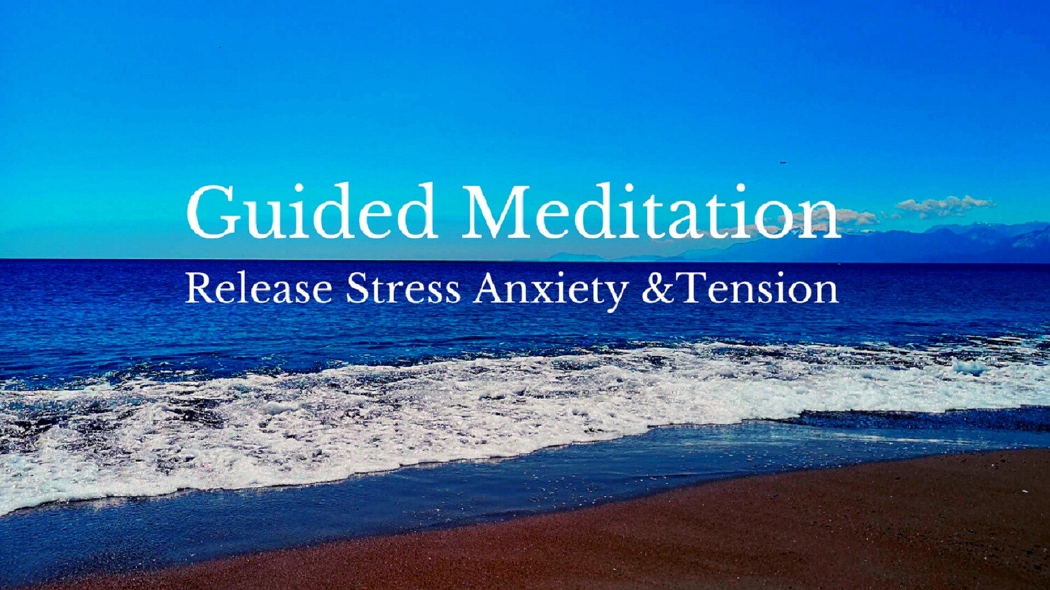 GUIDED MEDITATION: RELEASE STRESS &amp; TENSION - 15 min (Immediate MP4 Digital Download)