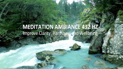 GUIDED MEDITATION - Attract Positivity, Clarity &amp; Harmony. 432 Hz  AMBIANCE, 14 min  (Immediate MP4 file Digital Download)