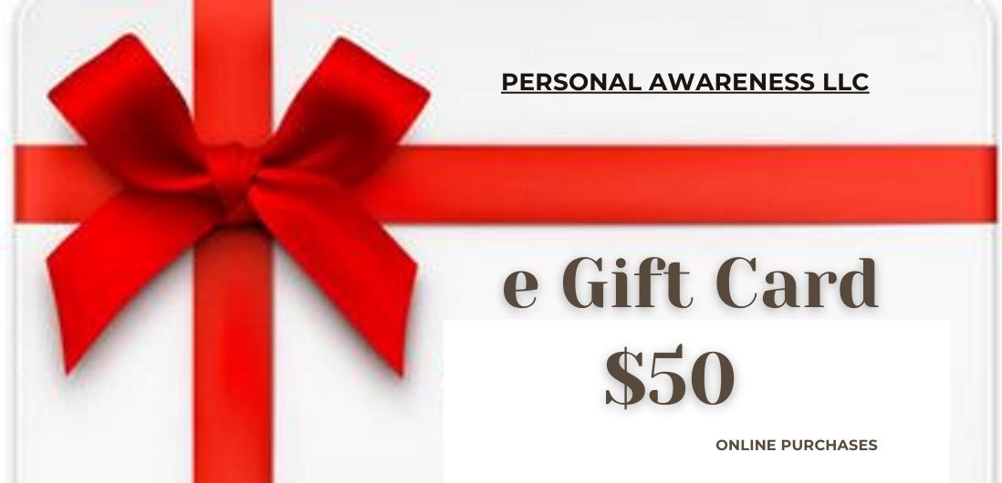 PERSONAL AWARENESS LLC - e Gift card