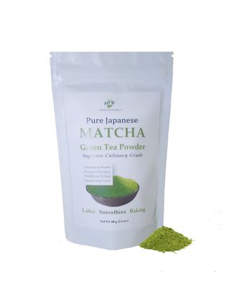 PREMIUM JAPANESE MATCHA GREEN TEA POWDER - Organic Exceptional Quality - 60 grams  – Potent EGCG Anti oxidants - Relaxed Energy, Focus, Metabolism Boost