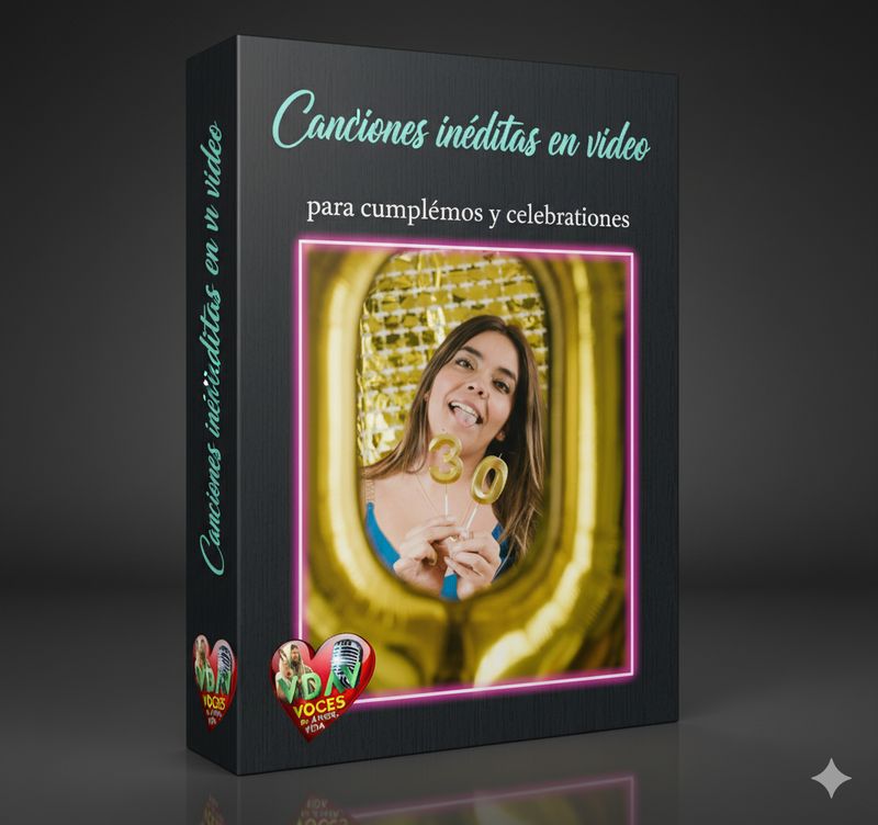 Canciones inéditas en video para cumpleaños y celebraciones