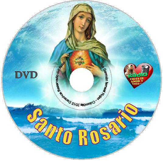 DVD del Santo Rosario a la virgen