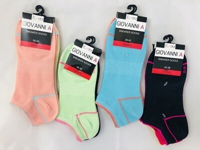 Damen Sneakersocken bunt Doppelpack Damen Sneakersocken bunt Doppelpack