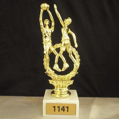 פסלון כדורסל על בסיס שיש גובה 16 סמ כולל הקדשה פסלון כדורסל על בסיס שיש גובה 16 סמ כולל הקדשה