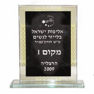 דגם 5268 מגן זכוכית מהודר 19*21 ס"מ עם חריטת לייזר דגם 5268 מגן זכוכית מהודר 19*21 ס"מ עם חריטת לייזר