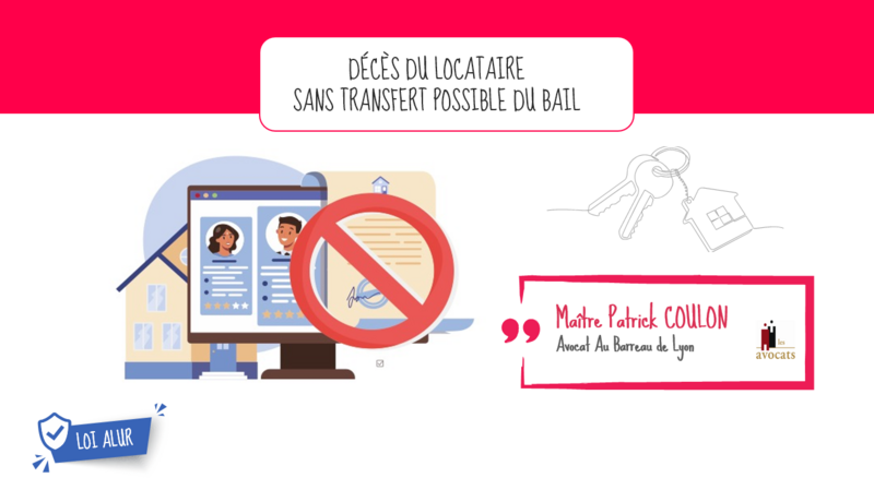 Décès du locataire sans transfert possible du bail - 1H30 (im)