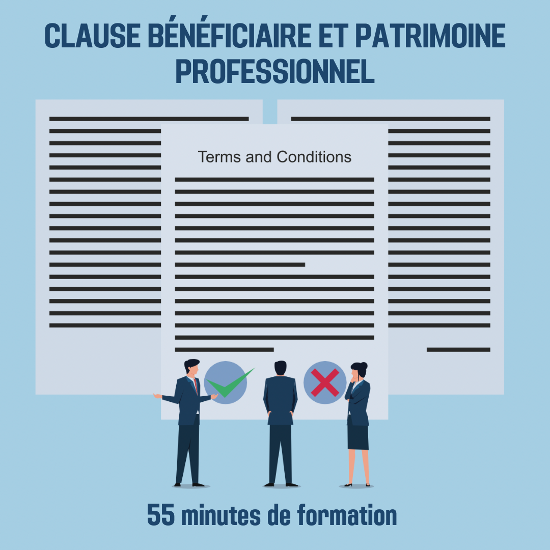Assurance vie : clause bénéficiaire et patrimoine professionnel - 0H55 (as)