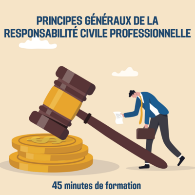 Principes généraux de la responsabilité civile professionnelle - 0H45 (as)
