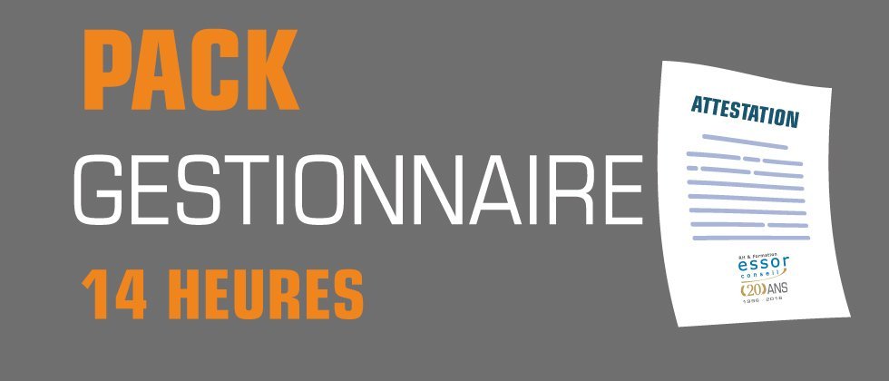 Pack Gestionnaire 14 Heures Pack Gestionnaire 14 Heures