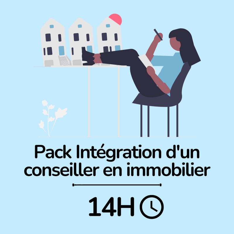 Formation : Pack Intégration d’un conseiller en immobilier – 14H (im)