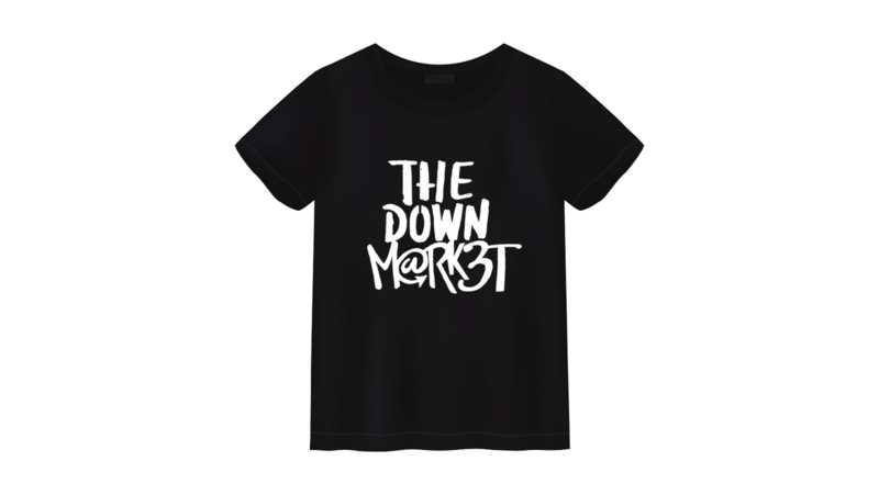 The Down Market Logo Tee