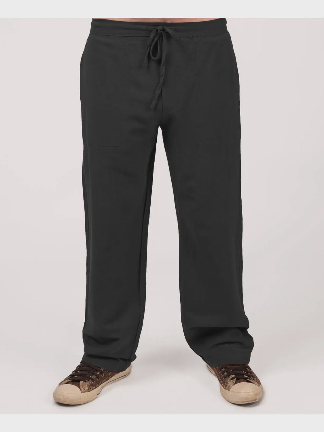 Hemp Yoga Pants-Black