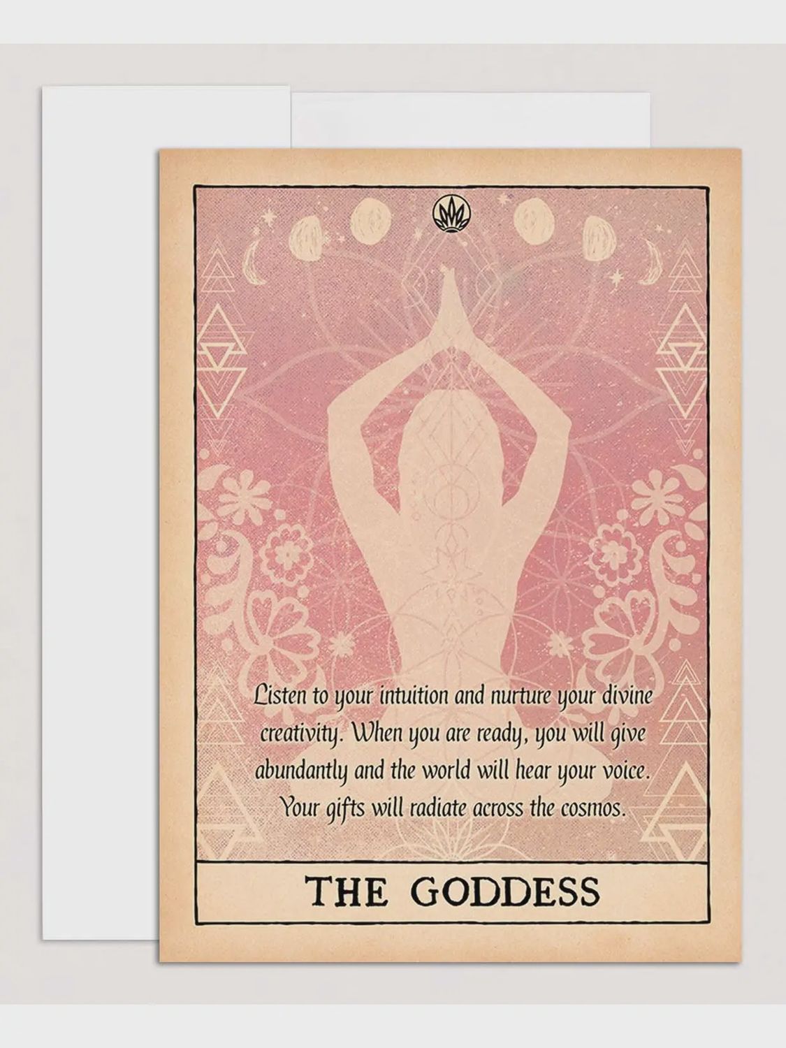 The Goddess Greeting Card - Blank Inside