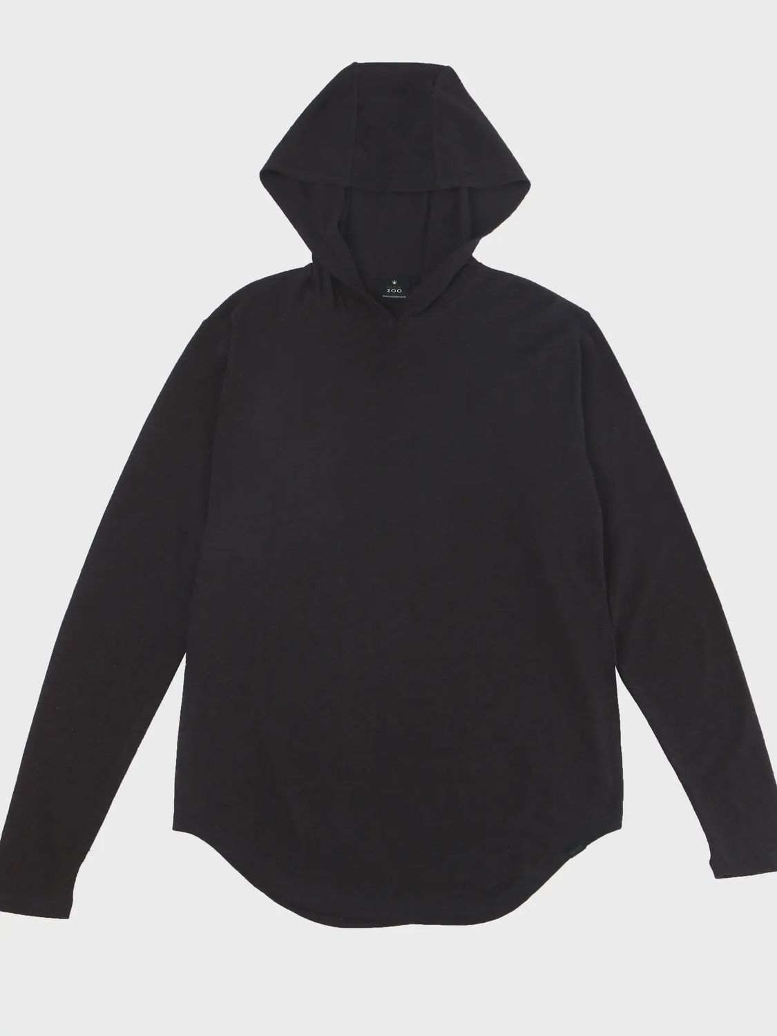 Hemp Lightweight hoodie-black