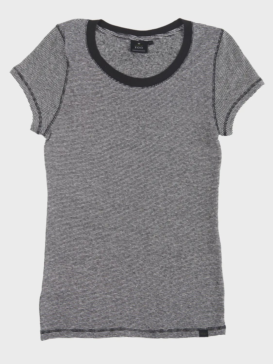 Hemp Micro Stripe T-Shirt Womens Armor