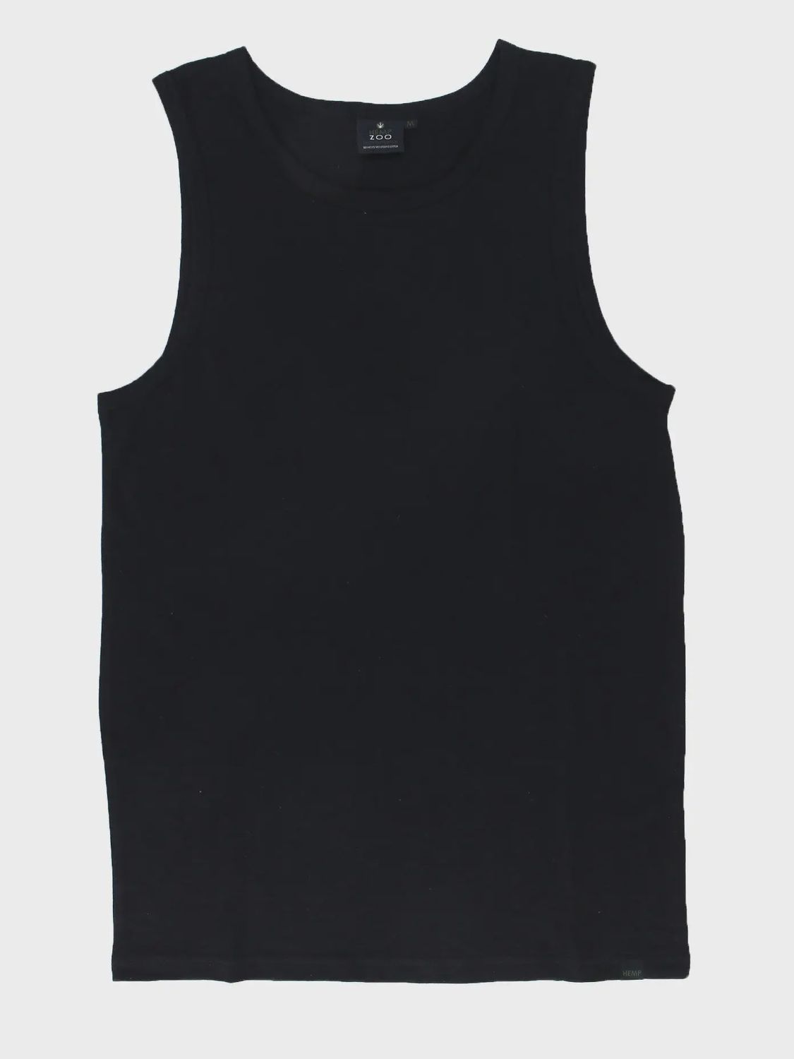 Hemp Tank Top Armor-Black