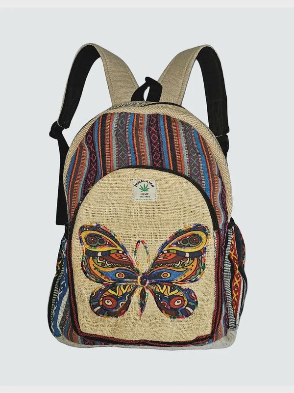 Butterfly Hemp Backpack