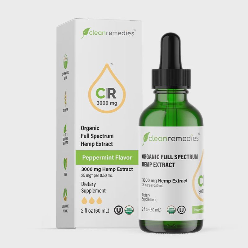Clean Remedies Peppermint Tincture 3000mg