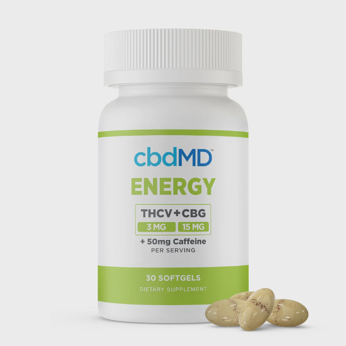 CBDmd Energy CBG THCV softgels