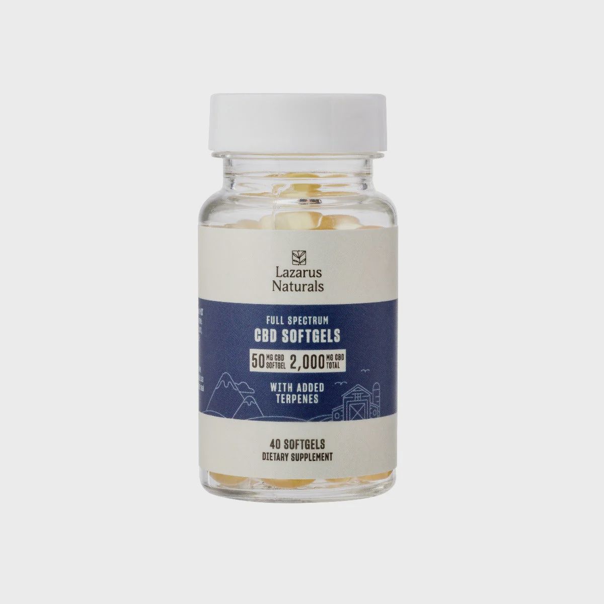 Lazarus Naturals 50mg Caps 40ct