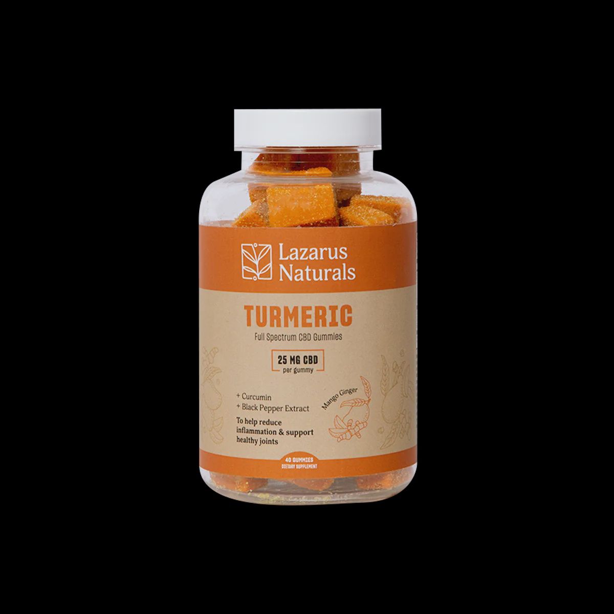 Lazarus Naturals Tumeric CBD Gummies