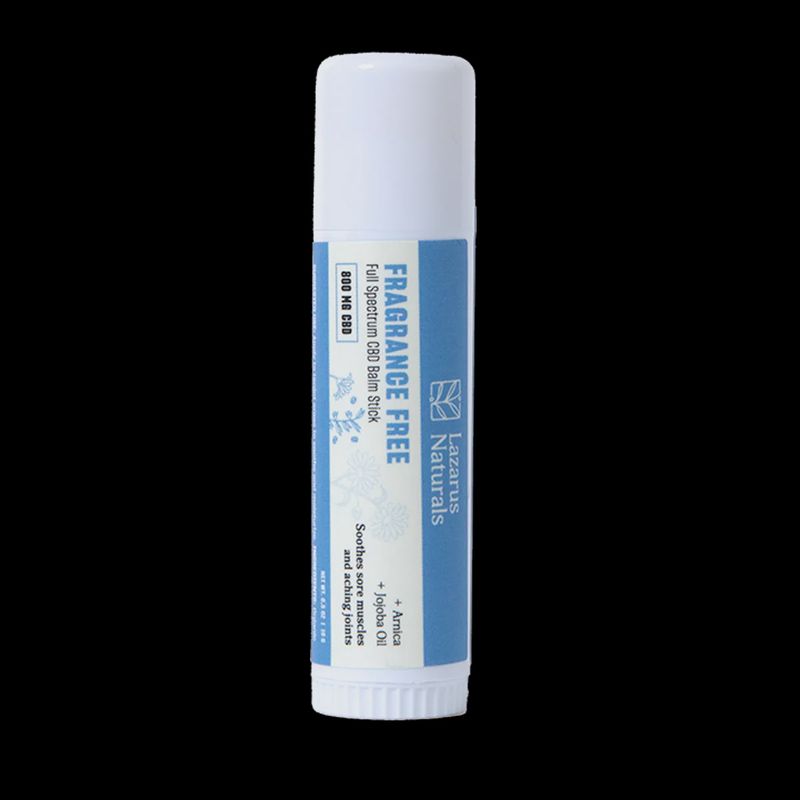 Lazarus Naturals Fragrance Free 800mg  balm stick