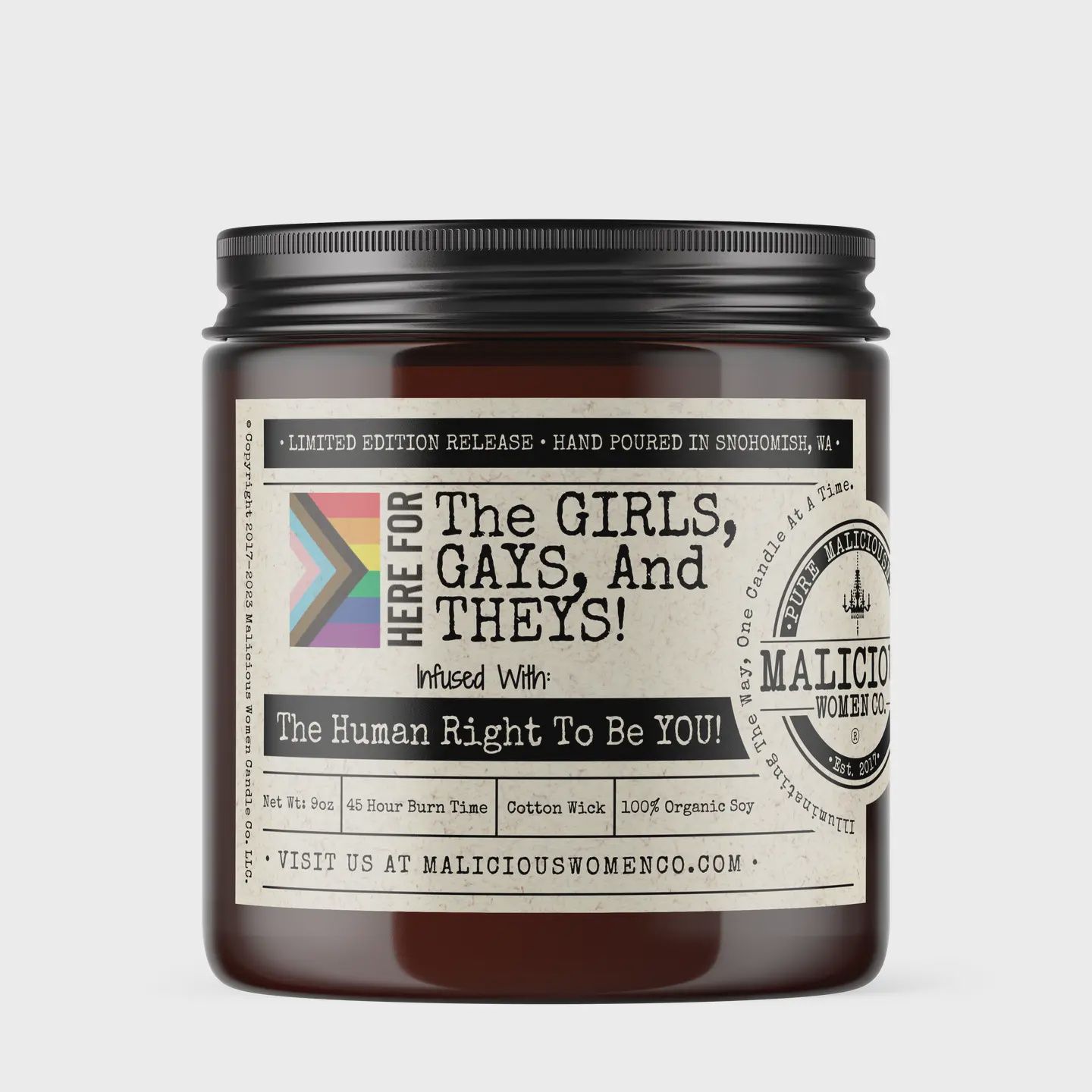 Here For the Girls, Gays, Theys Candle