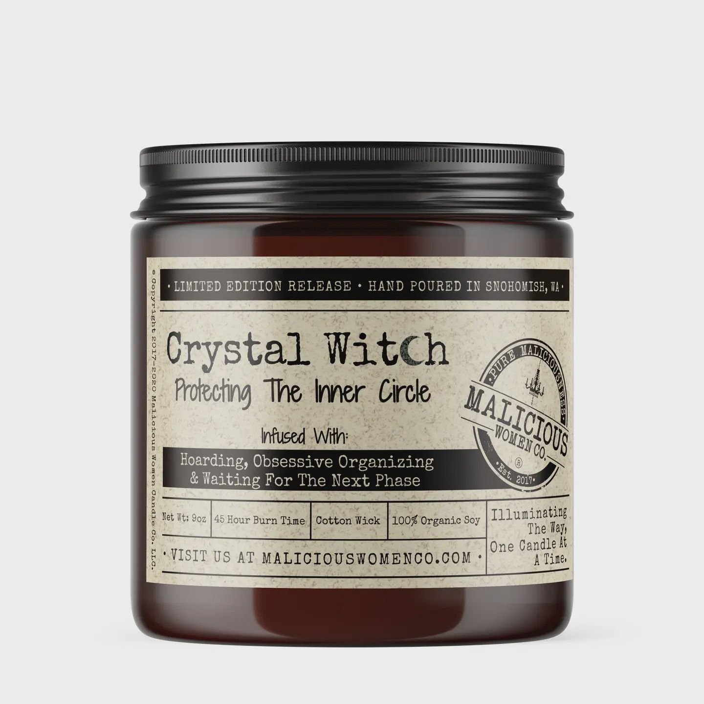Crystal Witch Candle
