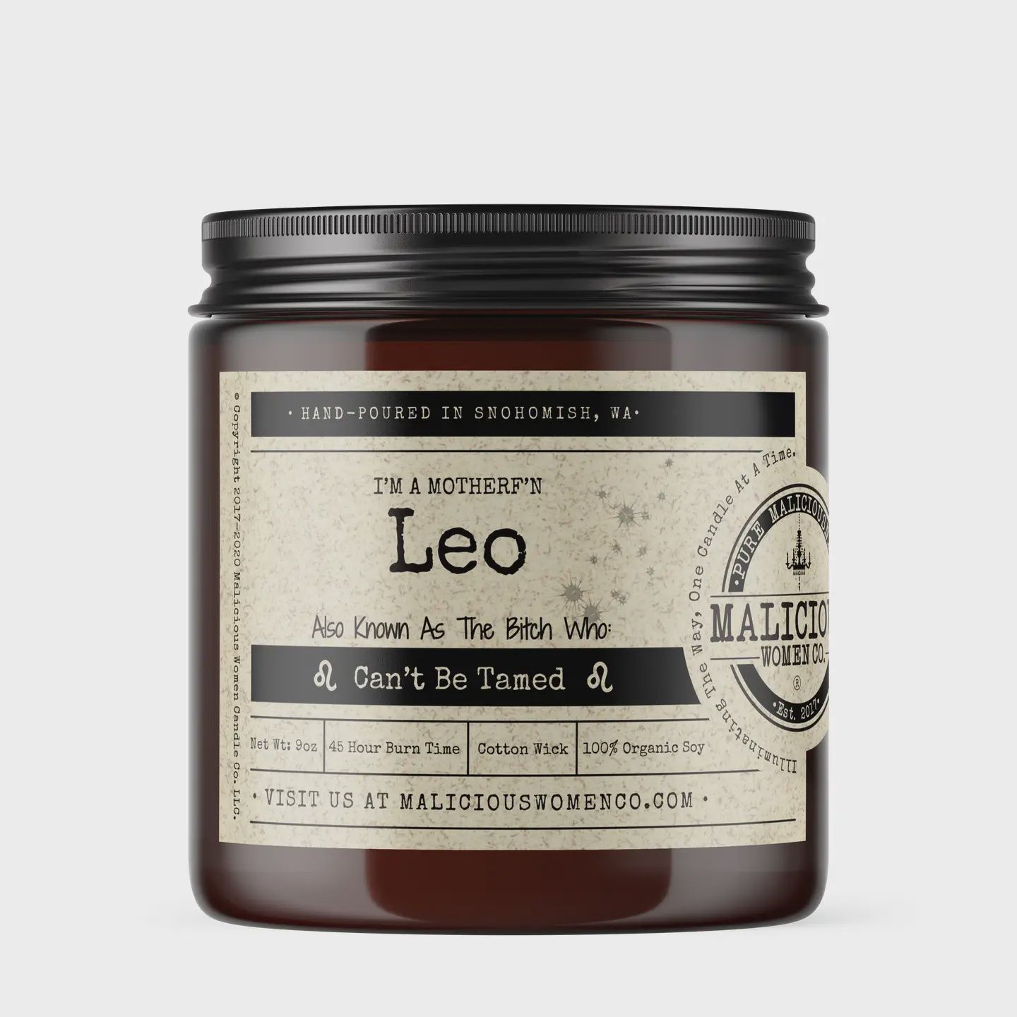Leo the Zodiac Bitch Candle