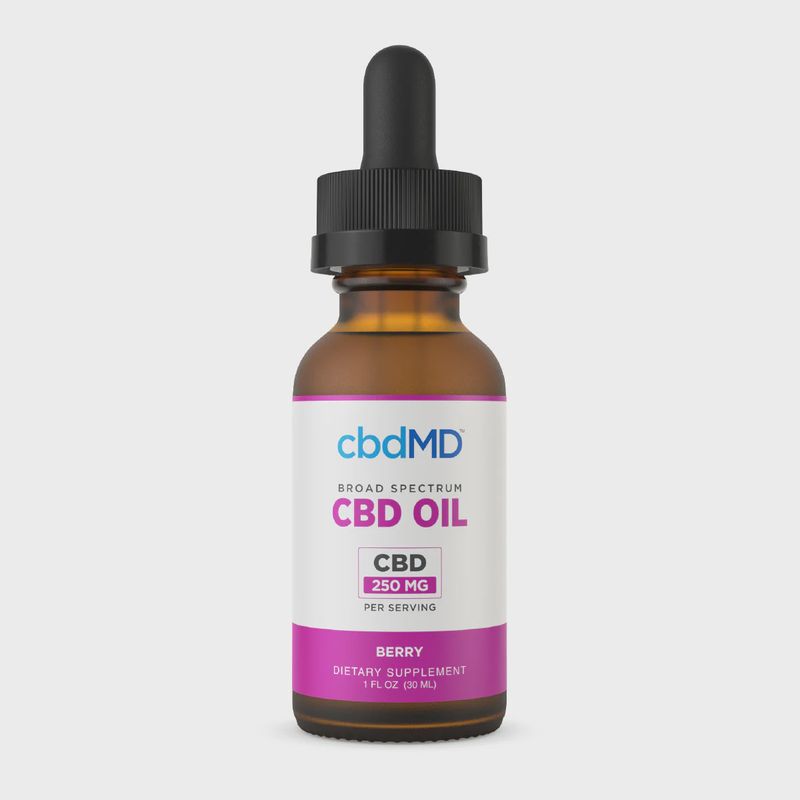 CBDmd 7500mg Broad Spectrum Berry Tincture