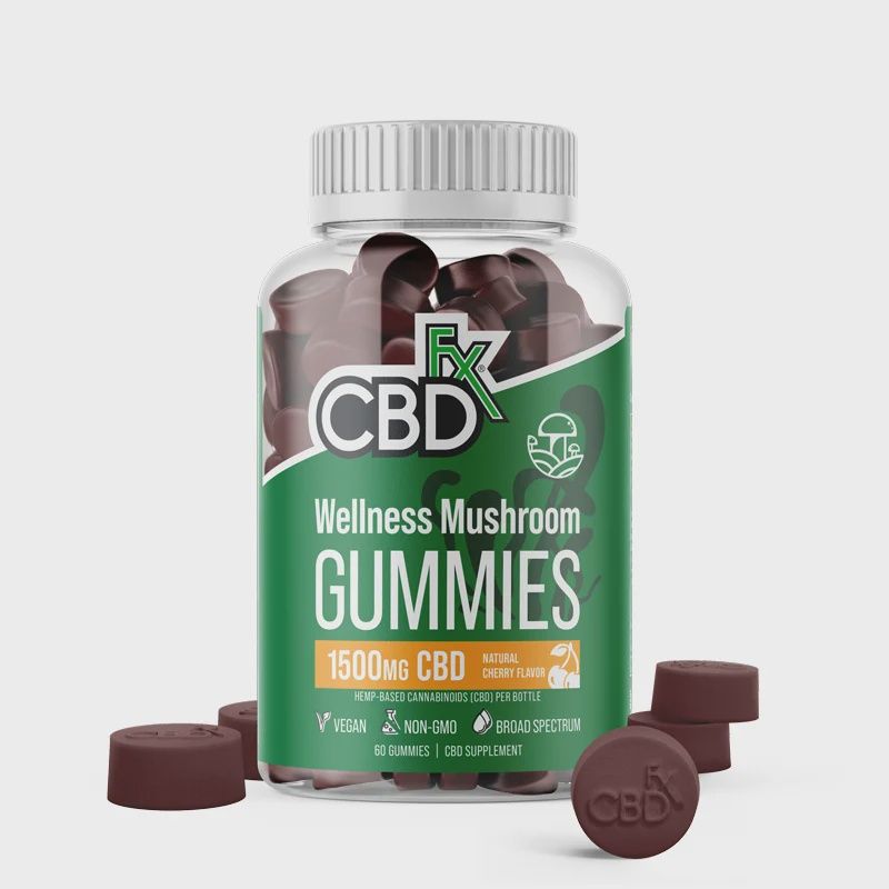 CBDfx Wellness Mushroom Gummies 60count