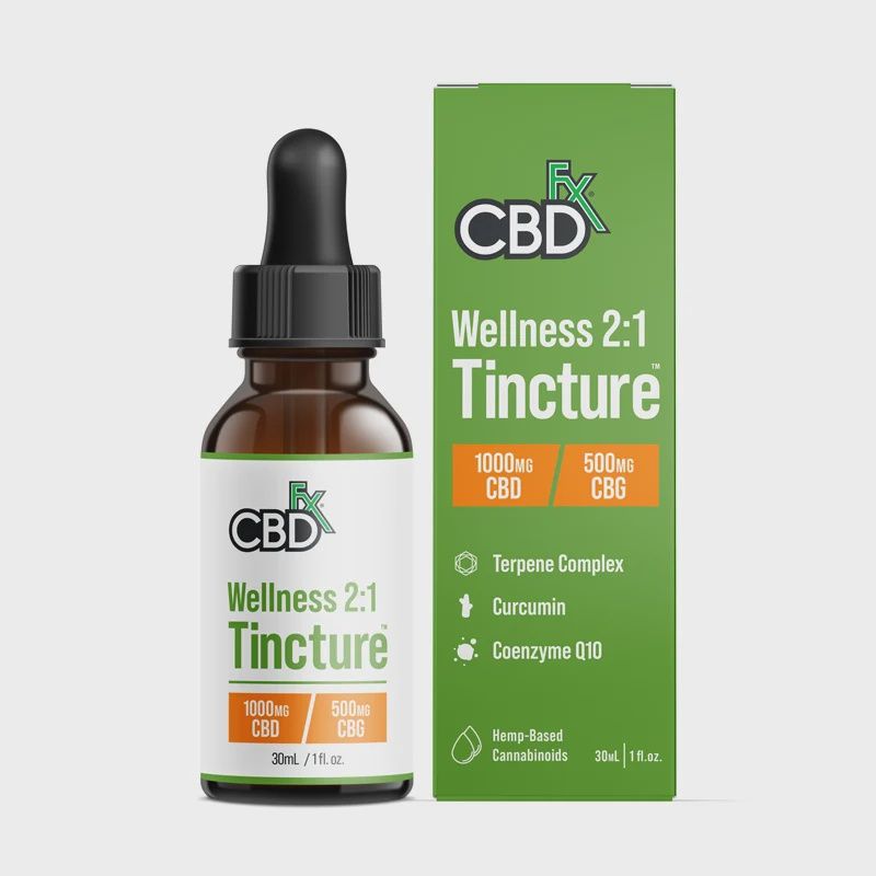 CBDfx 1000mg CBD/CBG Tincture