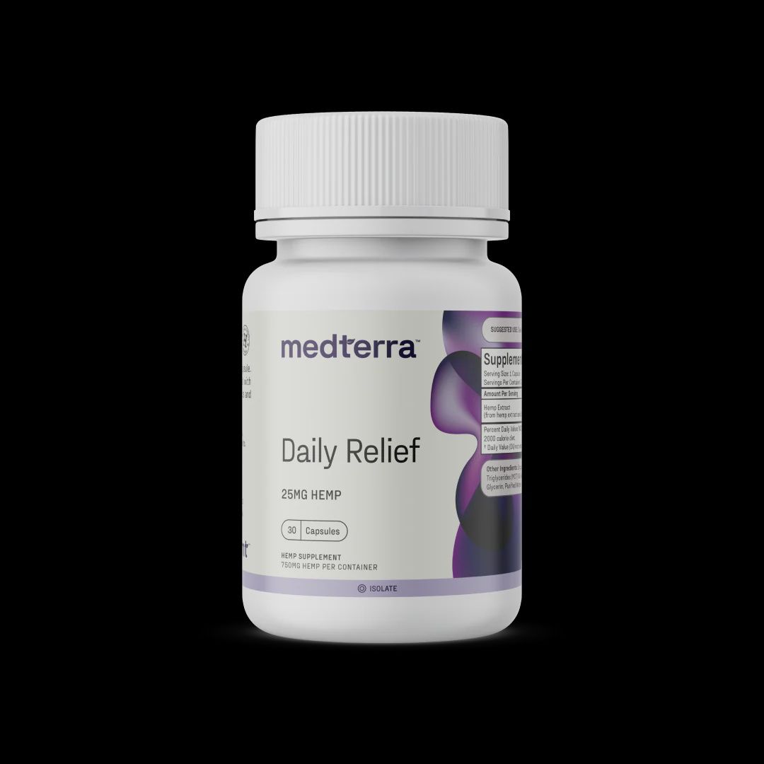 Medterra 25mg Isolate 30ct Soft Gel Cap
