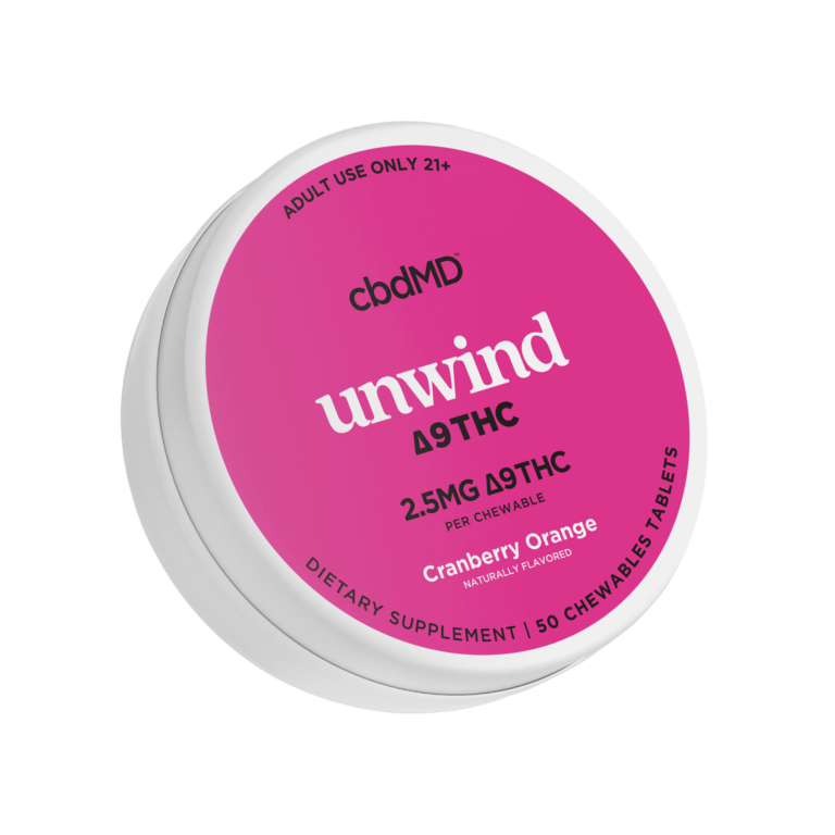 cbdMD Delta 9 Unwind Chewables Tablets