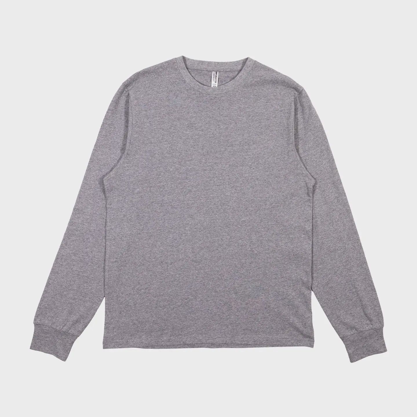 Heather Gray Long Sleeved Hemp TShirt