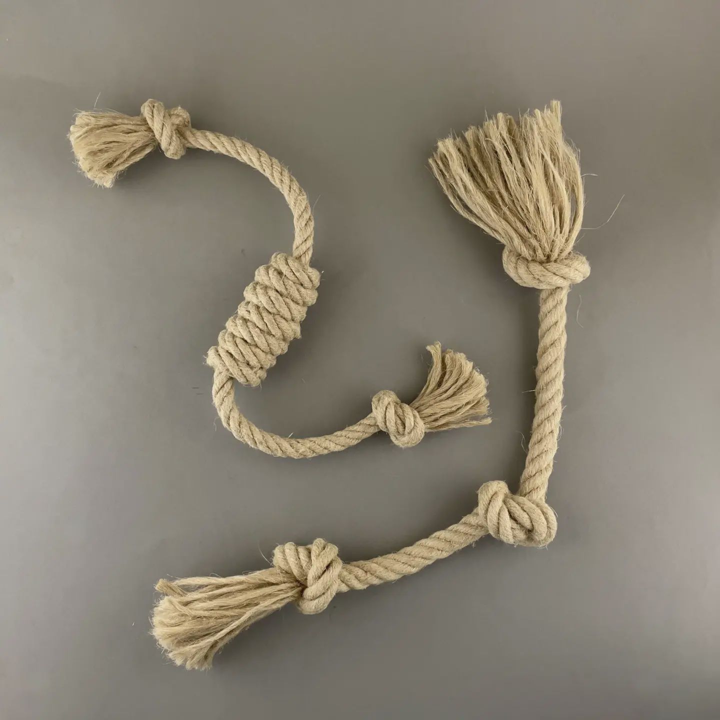 Hemp Rope Dog Toy-Medium