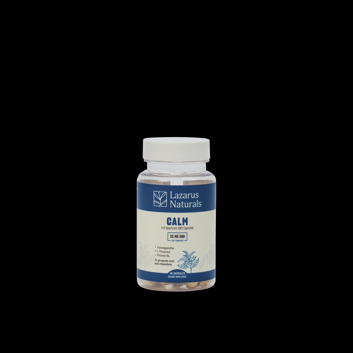 Lazarus Natural Calm Capsules-40count