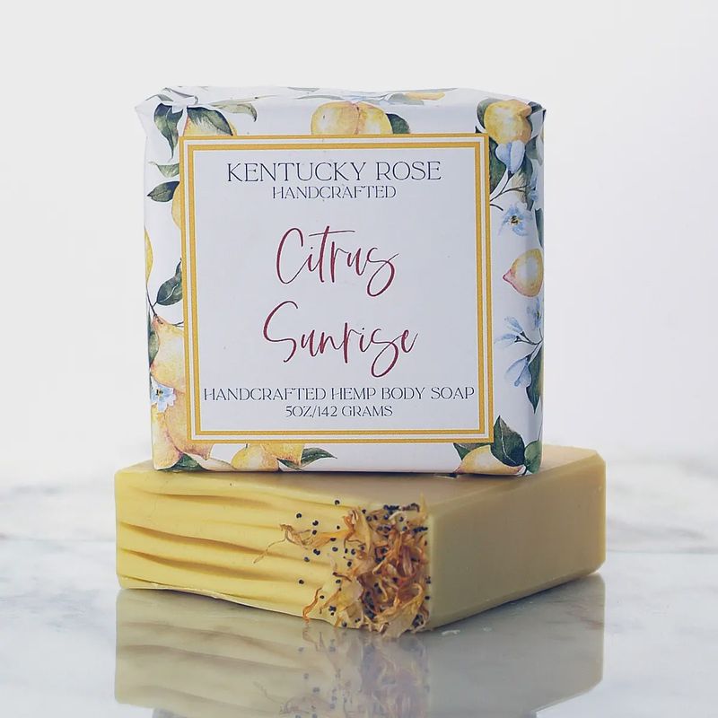 Citrus Sunrise Hemp Soap