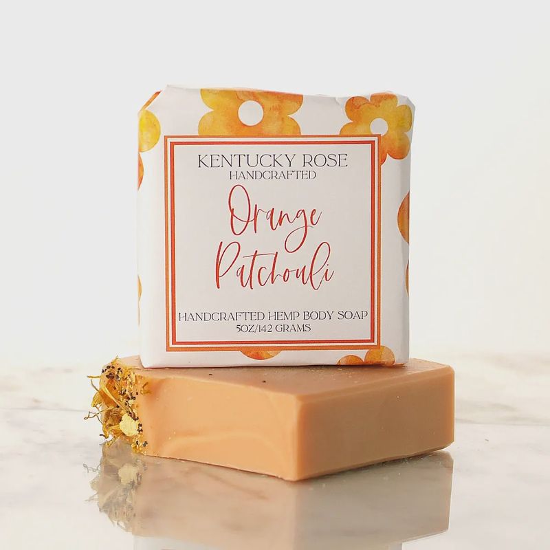 Orange Patchouli Hemp Body Soap