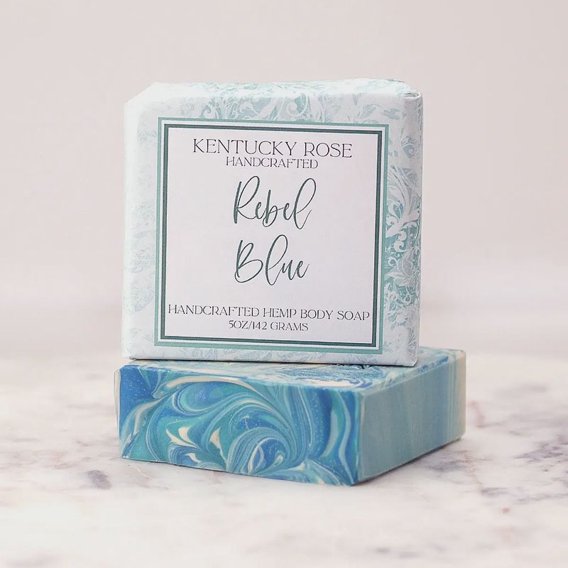 Rebel Blue Hemp Body Soap