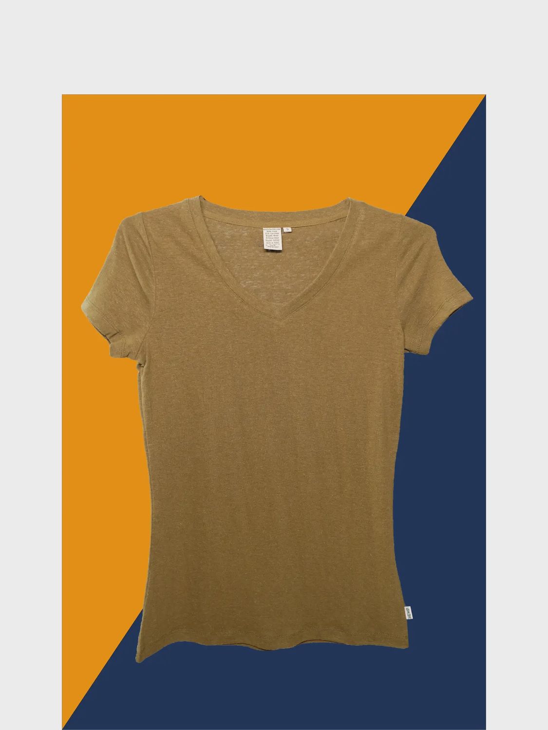 Green V-Neck Tee