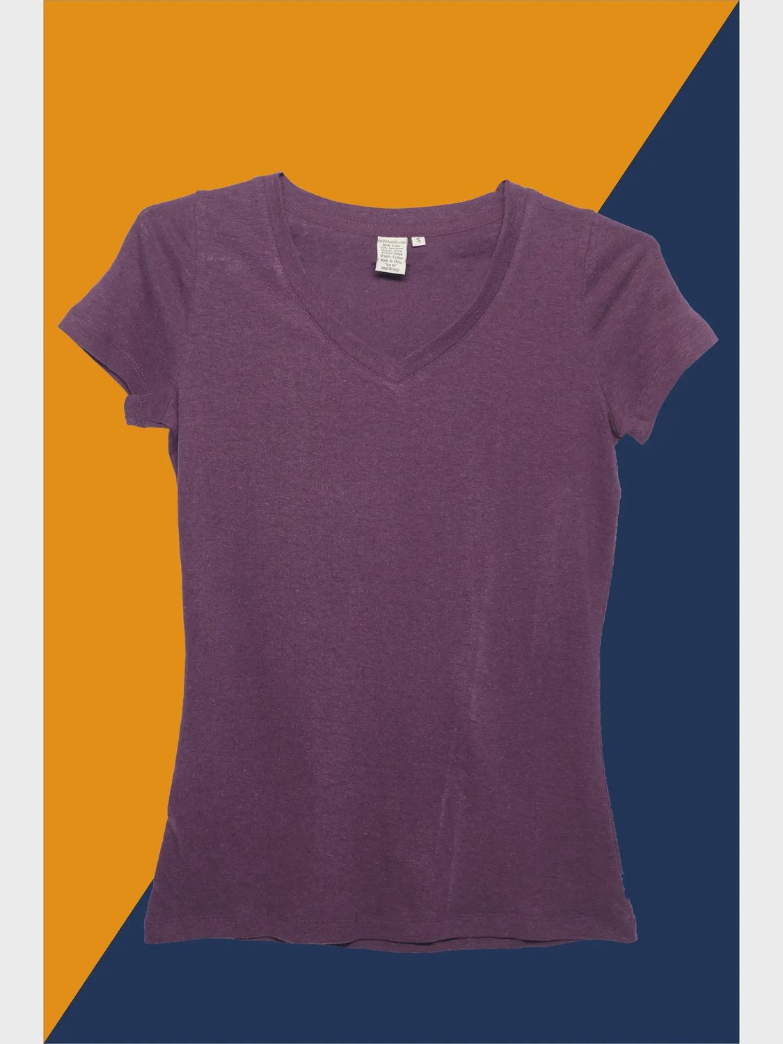 Purple V-Neck Tee