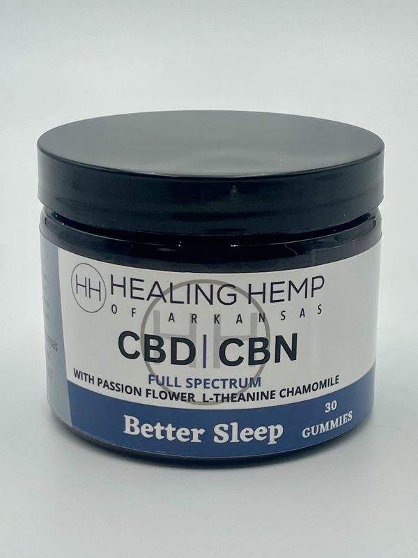 Healing Hemp of Arkansas Better Sleep CBD/CBN 25mg gummie
