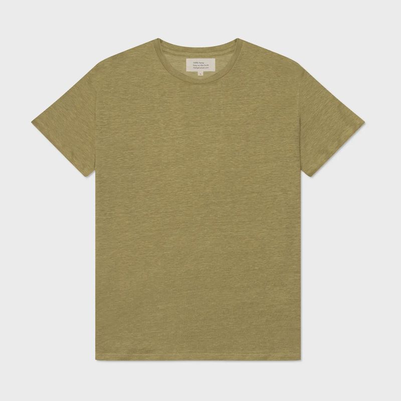 Hemp Unisex TShirt-Olive
