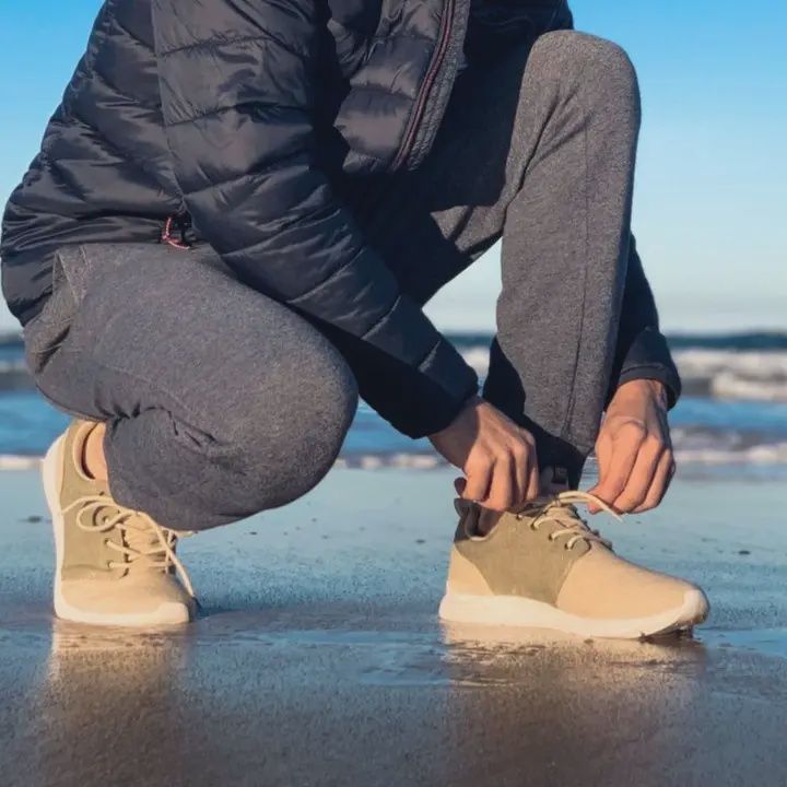 Explorer V2 Beige and Green Men&#39;s Hemp Shoes