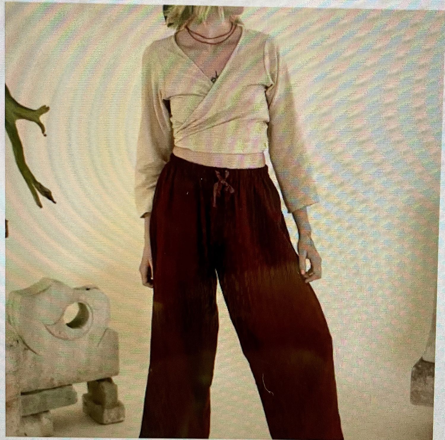 Dali Pants Deep Red