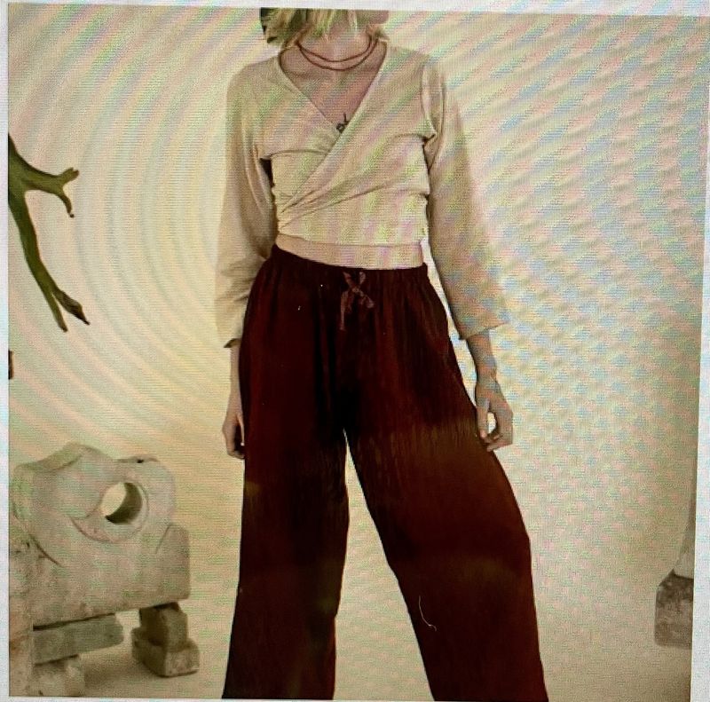 Dali Pants Deep Red