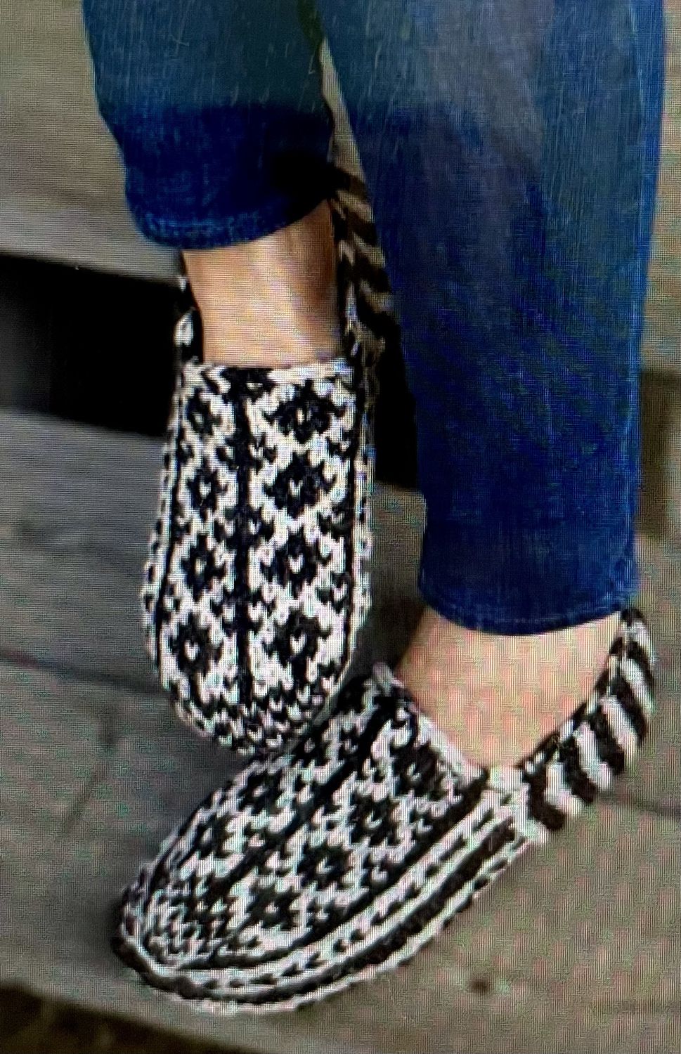 Hemp + Wool Blend Knit Slipper, Fleece Lined